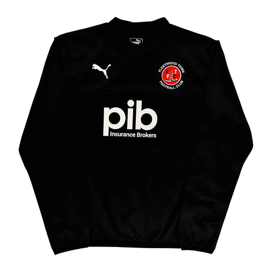 Fleetwood Town Football Club Puma Football Shirt - Medium Black Polyester