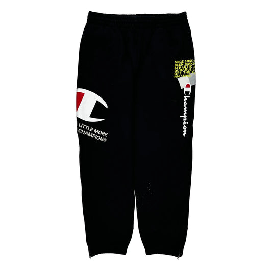 Champion Joggers - Large Black Cotton Blend