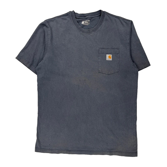 Carhartt T-Shirt - Large Grey Cotton