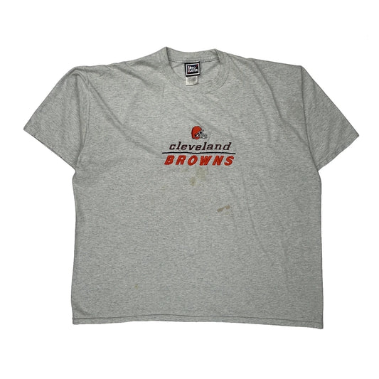 Cleveland Browns Pro Layer Football T-Shirt - 2XL Grey Cotton