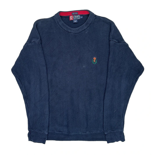 Chaps Ralph Lauren Jumper - Medium Blue Cotton