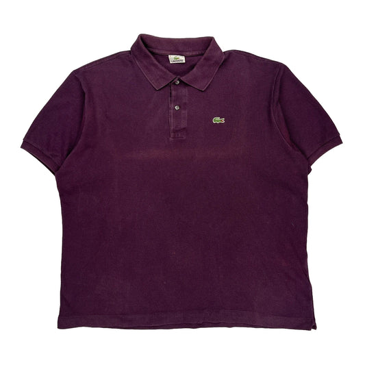 Lacoste Polo Shirt - 3XL Purple Cotton