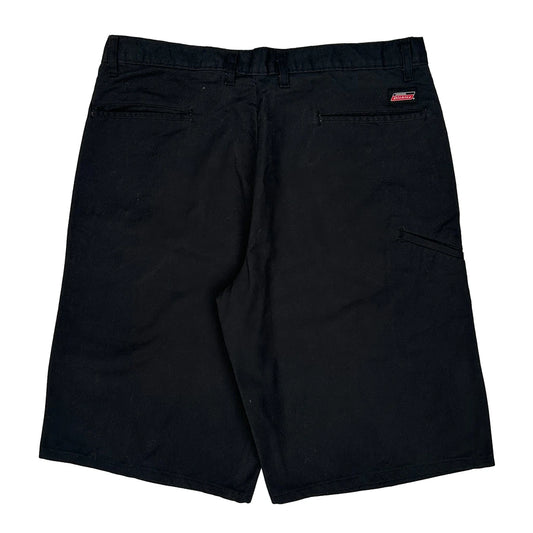 Dickies Baggy Shorts - 36W 10L Black Cotton