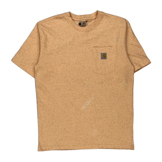 Loose Fit Carhartt T-Shirt - Medium Beige Cotton Blend