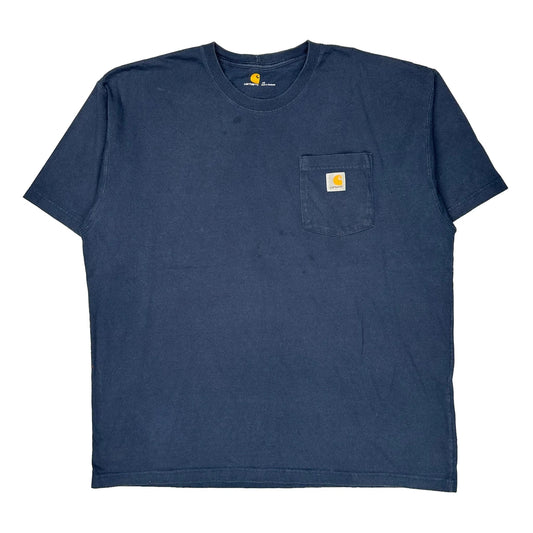 Vintage Carhartt Graphic T-Shirt - XL Navy Cotton