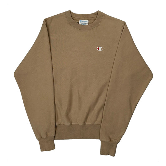 Reverse Weave Champion Sweatshirt - XS Beige Cotton