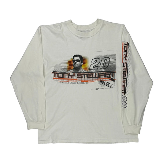 Winners Circle Nascar Long Sleeve T-Shirt - Large Multicoloured Cotton