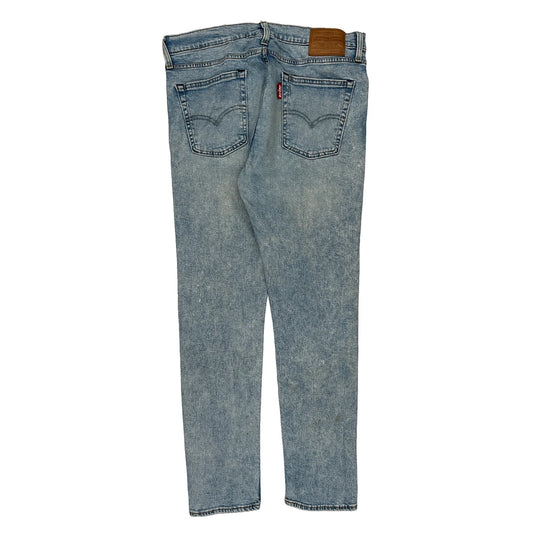 510 Levis Skinny Jeans - 34W UK 14 Light Wash Cotton