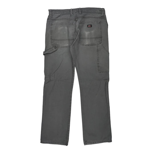 Dickies Carpenter Trousers - 33W 32L Grey Cotton
