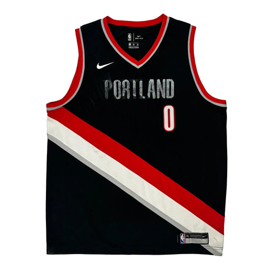 Portland Trail Blazers Nike Nba Jersey - XL Black Polyester
