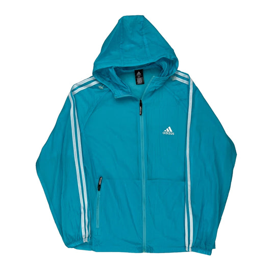 Adidas Windbreaker - 4XL Blue Polyester