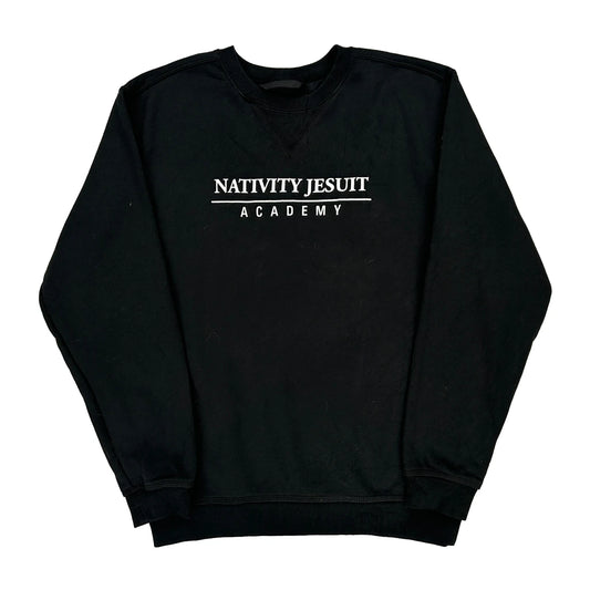 Nativity Jesuit Academy Carhartt College Sweatshirt - Medium Black Cotton Blend