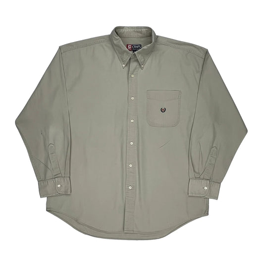 Chaps Ralph Lauren Shirt - XL Beige Cotton