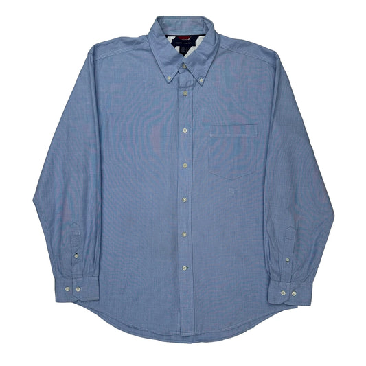 Tommy Hilfiger Shirt - Large Blue Cotton