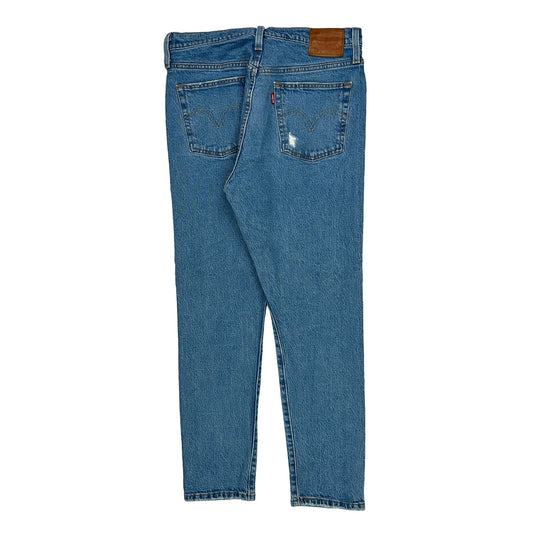 501 Levis Jeans - 30W 28L Blue Cotton