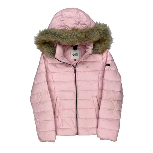 Tommy Jeans Puffer - Medium Pink Polyester