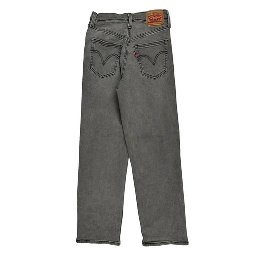 Levis Jeans - 24W UK 6 Grey Cotton