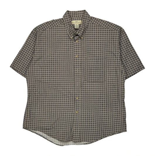 Natural Issue Short Sleeve Shirt - XL Multicoloured Cotton