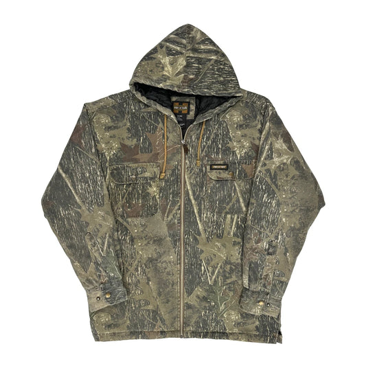 Vintage Pro-Action Camo Jacket - Medium Camo Cotton