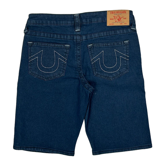 Vintage Age 14 Yo True Religion Denim Shorts - 28W 10L Blue Denim
