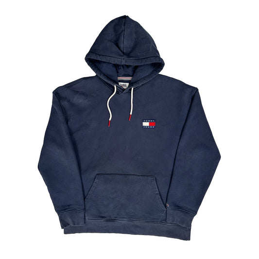 Tommy Jeans Hoodie - Large Navy Cotton