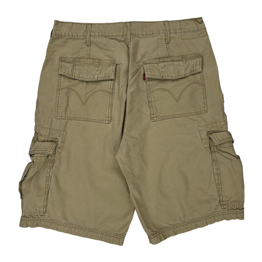 Levis Cargo Shorts - 36W 12L Khaki Cotton