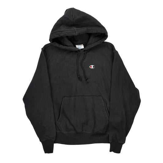 Reverse Weave Champion Hoodie - Medium Black Cotton