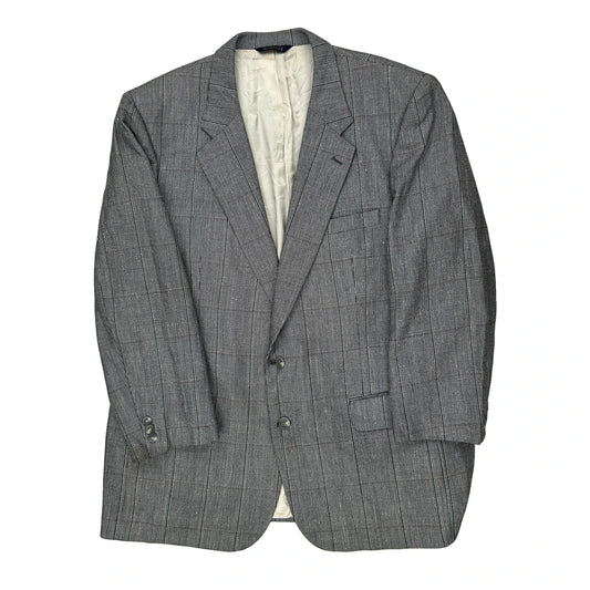 Burberry Pinstripe Blazer - XL Grey Wool
