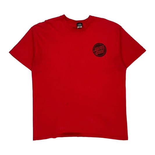 Santa Cruz T-Shirt - XL Red Cotton