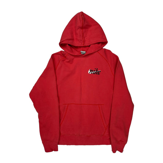 Nike Hoodie - XL Red Cotton Blend