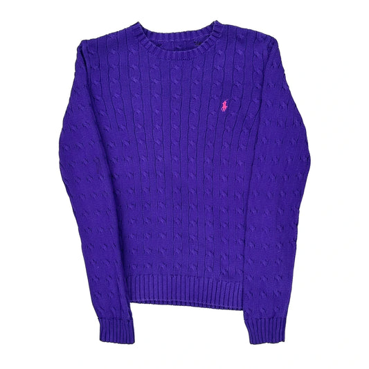 Polo By Ralph Lauren Jumper - Medium Purple Cotton