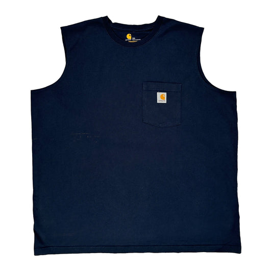 Carhartt Vest - 2XL Navy Cotton