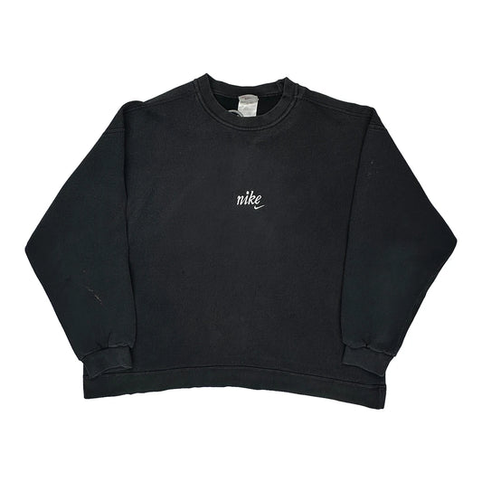 Nike Sweatshirt - XL Black Cotton