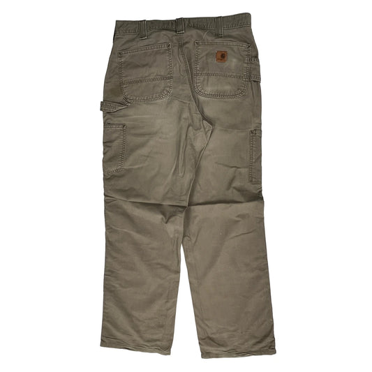 Carhartt Carpenter Trousers - 33W 31L Brown Cotton