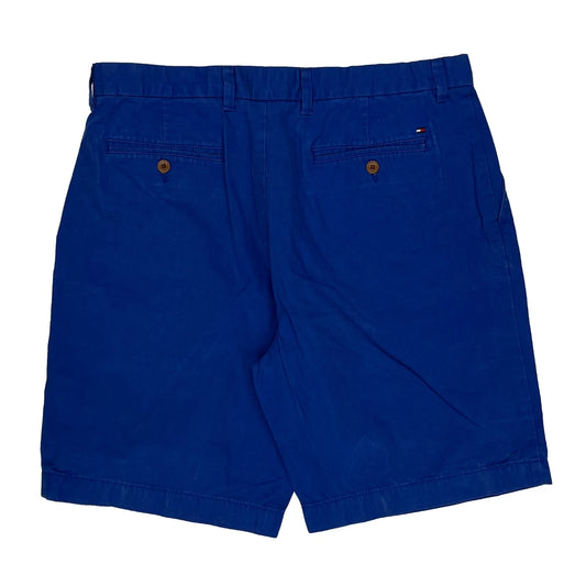 Tommy Hilfiger Chino Shorts - 34W 9L Blue Cotton