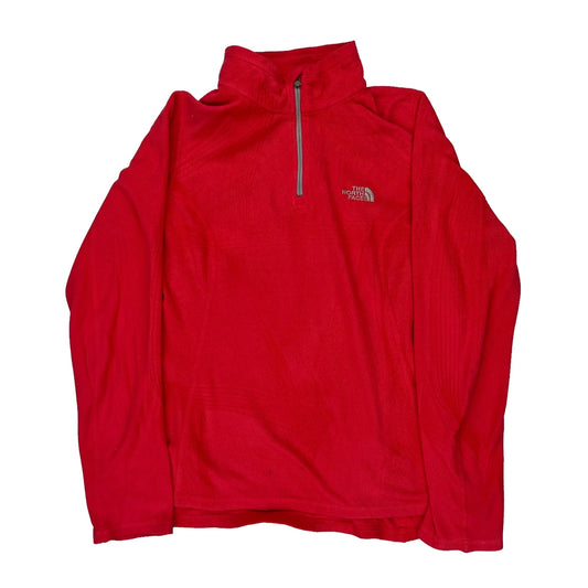The North Face Fleece - Medium Red Polyester