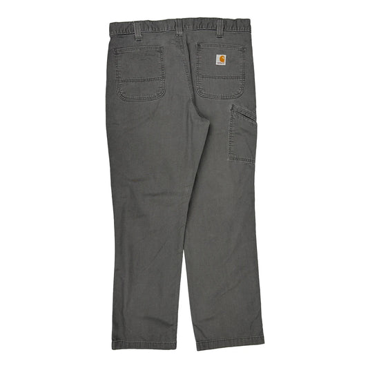 Carhartt Carpenter Trousers - 36W 31L Grey Cotton