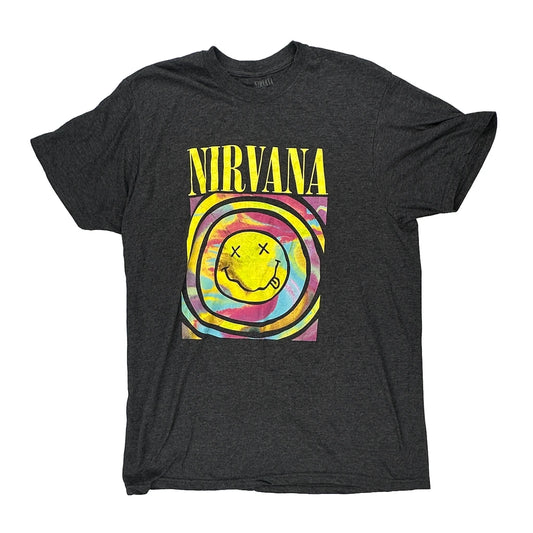 Nirvana Band T-Shirt - 2XL Grey Cotton