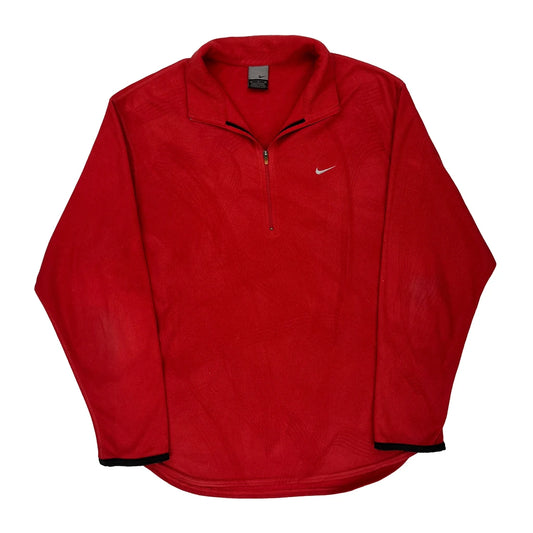 Nike Fleece - Medium Red Polyester
