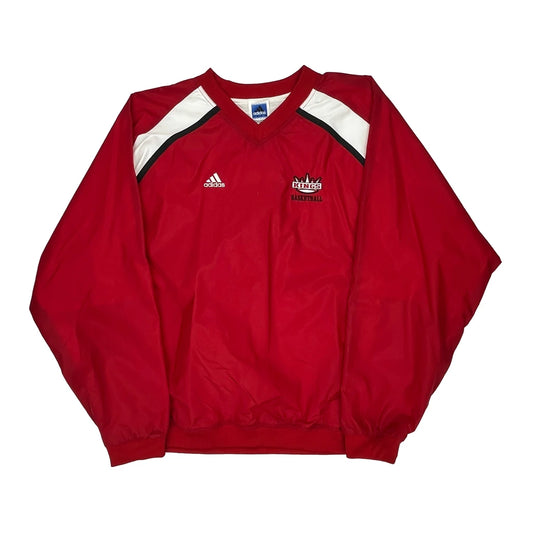 Kings Basketball Adidas Windbreaker - 2XL Red Polyester