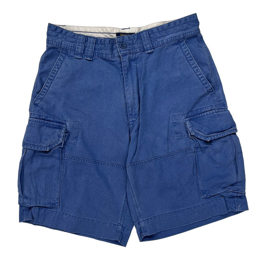 Polo By Ralph Lauren Cargo Shorts - 31W 9L Blue Cotton