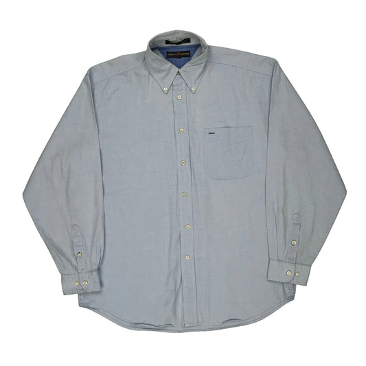Tommy Hilfiger Shirt - Large Blue Cotton