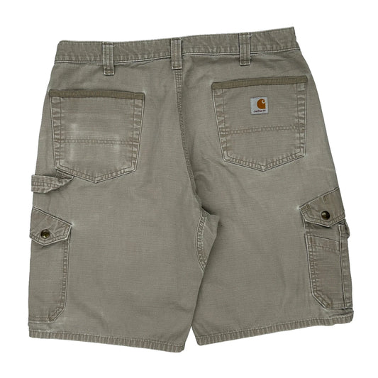Carhartt Cargo Shorts - 34W 10L Beige Cotton