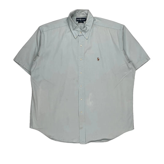 Blake Shirt Ralph Lauren Short Sleeve Shirt - XL Blue Cotton