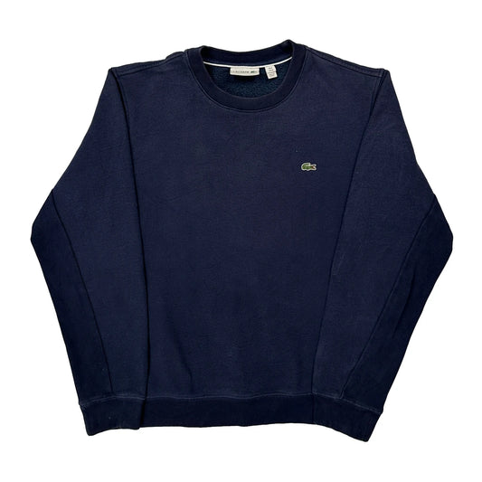 Vintage Lacoste Sweatshirt - XL Navy Cotton