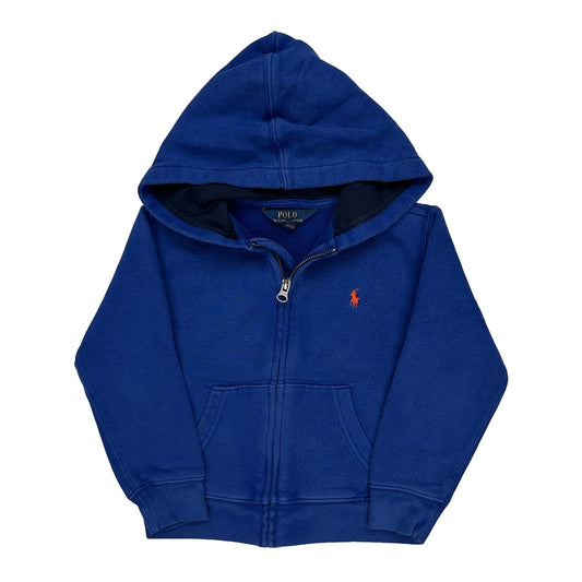 Age 4 Polo By Ralph Lauren Hoodie - Small Blue Cotton