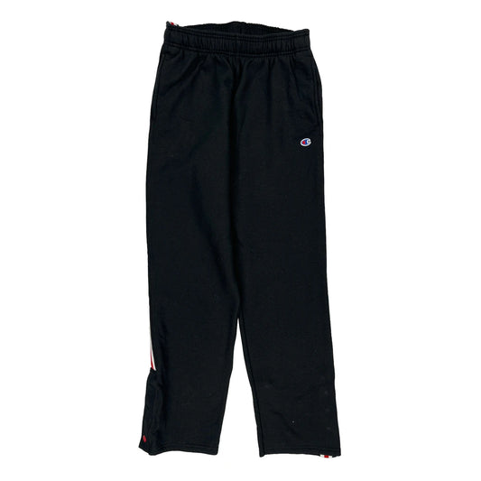 Champion Striped Joggers - Medium Black Cotton