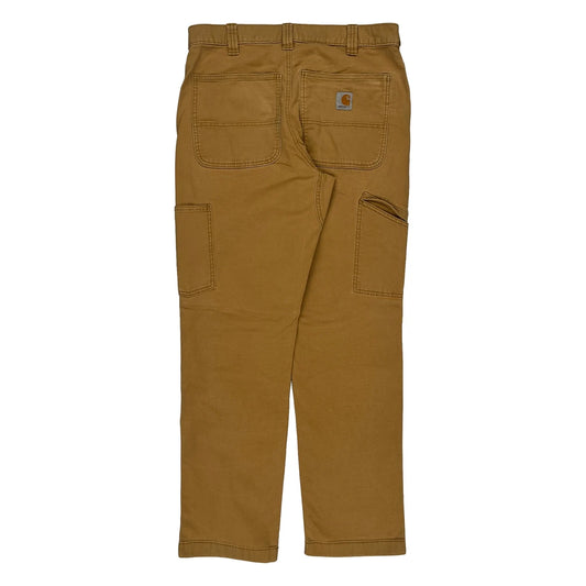 Carhartt Double Knee Carpenter Trousers - 31W 30L Brown Cotton