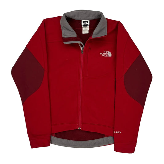 Apex The North Face Fleece Jacket - Small Red Polyester