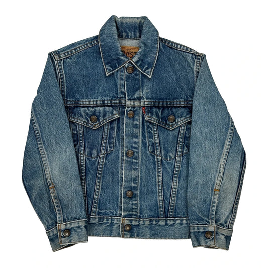 Age 10 Levis Denim Jacket - Medium Blue Cotton